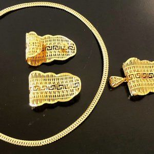 Gold plated Artistic Jewelry Sets